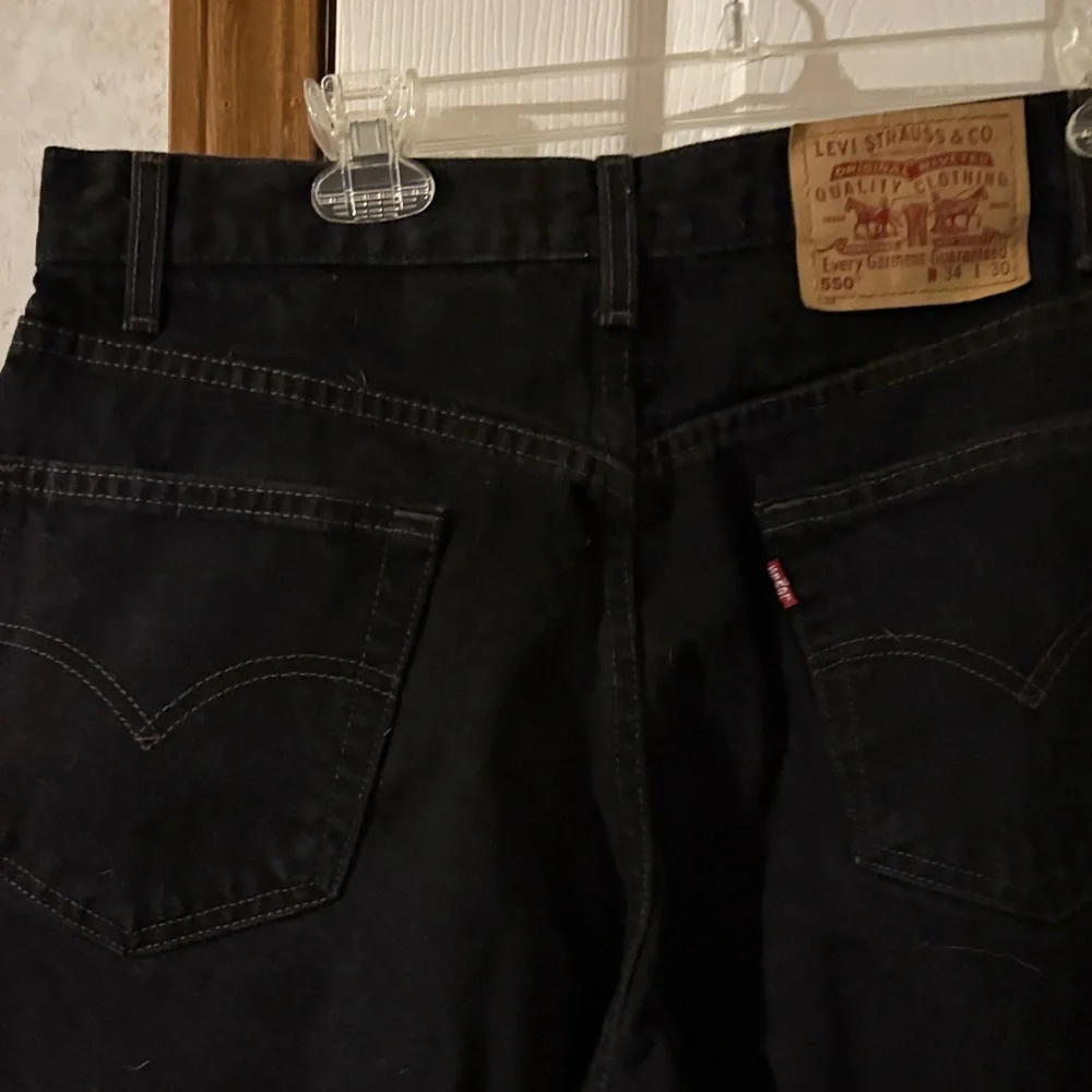 Levi's Midnight Black Jeans like new! Size 34 waist (W34, L30). 😄 - Picture 4 of 5
